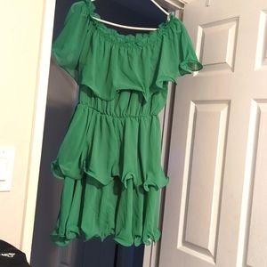 Never worn ruffled chiffon sun dress